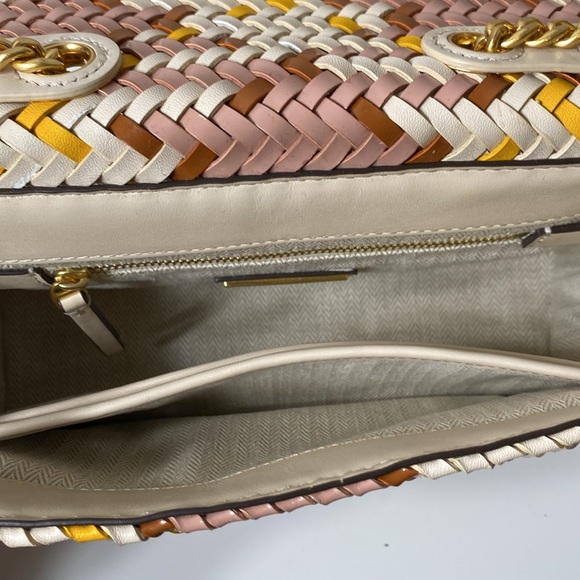 NWT Tory Burch Kira Woven Small Convertible Shoulder Bag - Picture 7 of 12